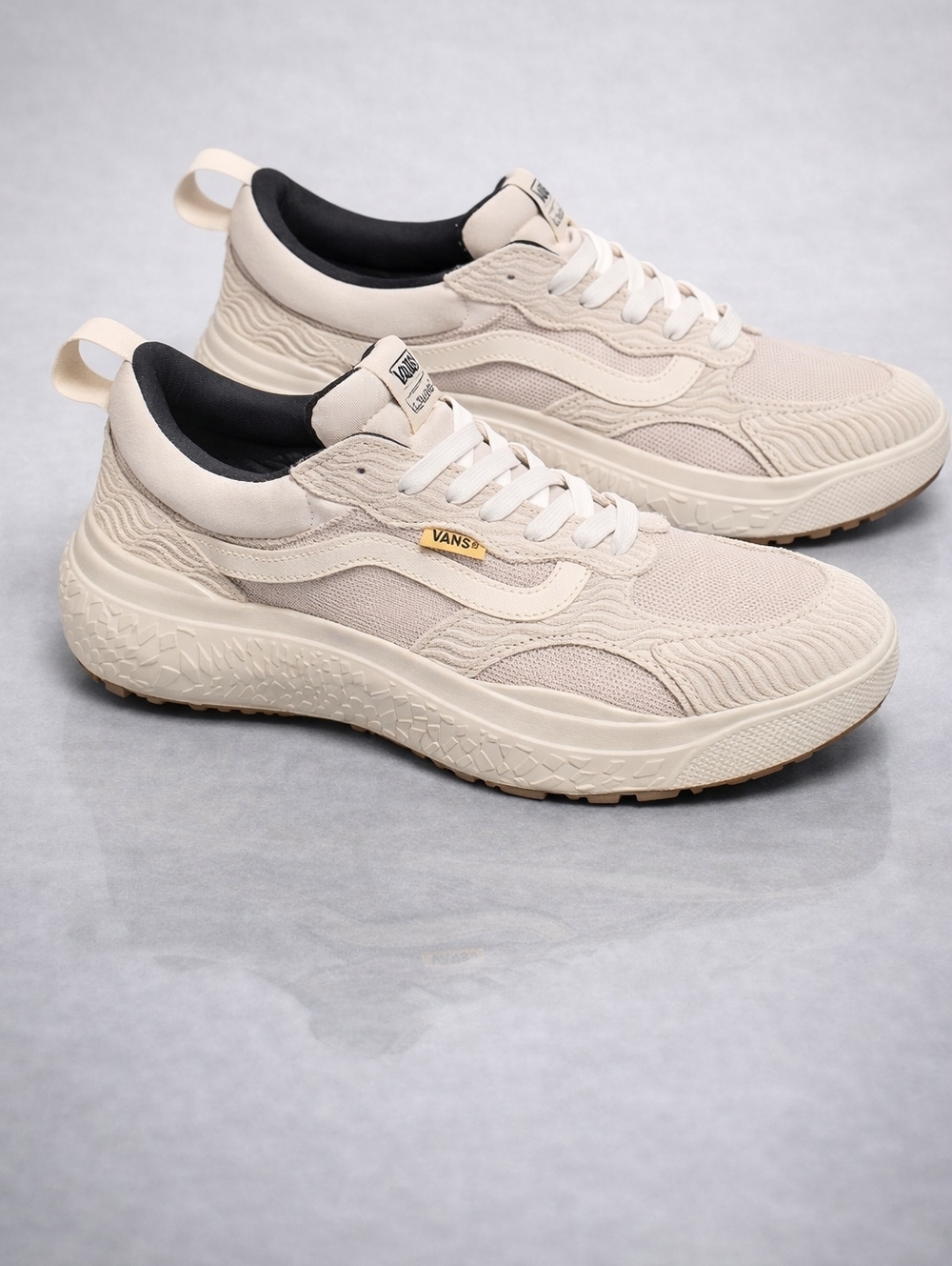 Vans VR3 Cush Men’s Size 9 Women's 10.5 Beige White New